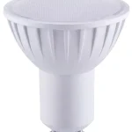 Tracon, SMDGU105CW, LED-es fényforrás, ( opál búrás, műanyag házas spot ) 5W-os teljesítményű, GU10 foglalattal, 6000K-es színhőmérsékletü, SMD LED ( 320 lm ) Tracon ( SMDGU105CW ) Ajánlat