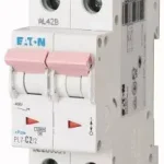 Eaton 263354 PL7-C2/2 Kismegszakító. 2P, 2A, C karakterisztika, 10kA Kiárusítás