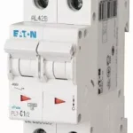Eaton 108184 PL7-D1/2 Kismegszakító. 2P, 1A, D karakterisztika, 10kA Csak ma