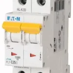 Eaton 263383 PL7-D25/2 Kismegszakító. 2P, 25A, D karakterisztika, 10kA Gyors szállítás