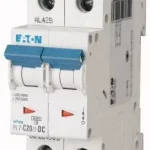 Eaton 264903 PL7-C20/2-DC Kismegszakító. 2P, 20A, C karakterisztika, 10kA Szuper ajánlat