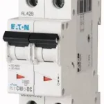 Eaton 264906 PL7-C40/2-DC Kismegszakító. 2P, 40A, C karakterisztika, 10kA Szezonális akció