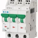 Eaton 101317 PLI-C6/3 Kismegszakító. 3P, 6A, C karakterisztika, 10kA Újdonság