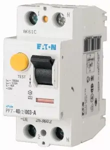 Eaton 166820 PF7-100/2/01-A Áram-védőkapcsoló (Fi-relé) A osztály, 2P, 100A, 100mA Utolsó esély