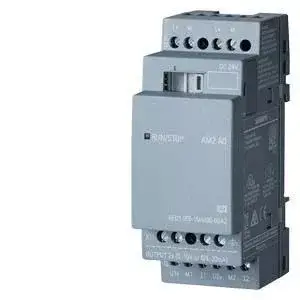 Exkluzív ajánlat Siemens 6ED1055-1MM00-0BA2 LOGO! AM2 AQ expansion module, PS: 24 V DC, 2 AO, 0-10 V, 0/4-20 mA for LOGO! 8 (Siemens 6ED10551MM000BA2)