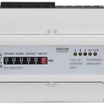Tracon TVOF3M7 elektromechanikus fogyasztásmérő 3 fázis 10(100)A, 7 modul Biztonságos fizetés