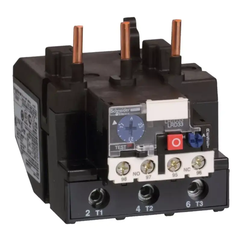 Ne maradj le Schneider LRD3357 hőkioldó relé 37..50 A, csavaros csatlakozás, LC1D80..D95, 10A osztály (TeSys LRD)
