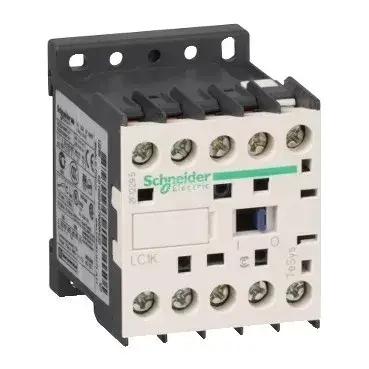 Azonnal elérhető Schneider LC1K0610B5, Tesys K mágneskapcsoló, 2.2kW/6A (400V, AC3), 24V AC 50 Hz vezerlés, 1Z, csavaros csatlakozás