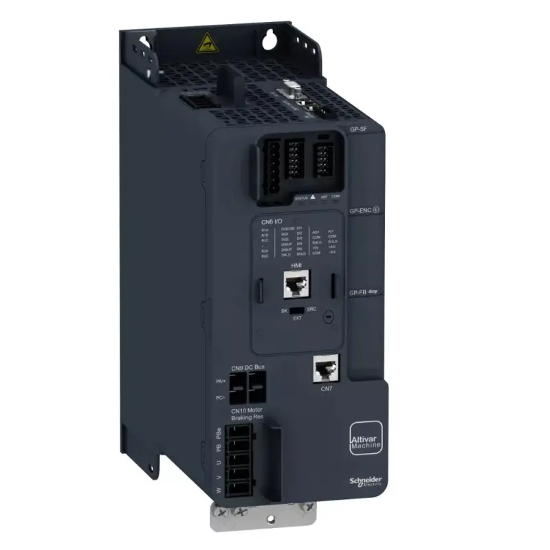 Biztonságos fizetés Schneider ATV340U75N4 frekvenciaváltó 7,5 kW, 3 fázis, 380..480V AC, IP20 (Altivar Machine 340)
