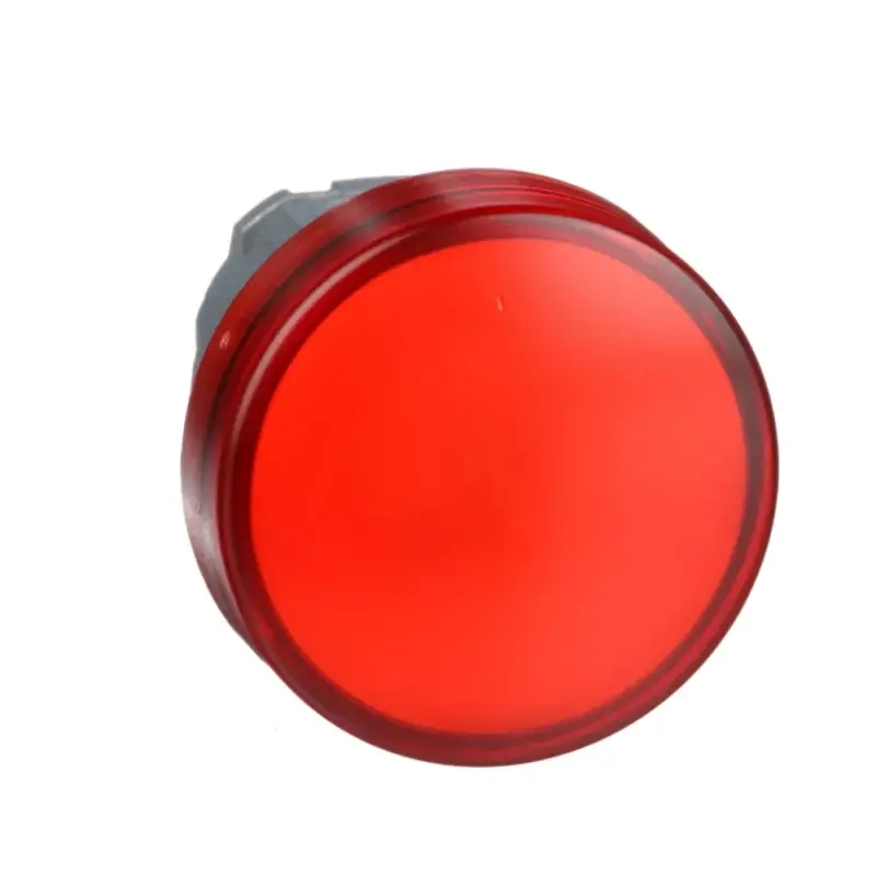 Schneider ZB4BV043 Harmony fém jelzőlámpa fej, Ø22, LED jelzőlámpához, piros Azonnali szállítás