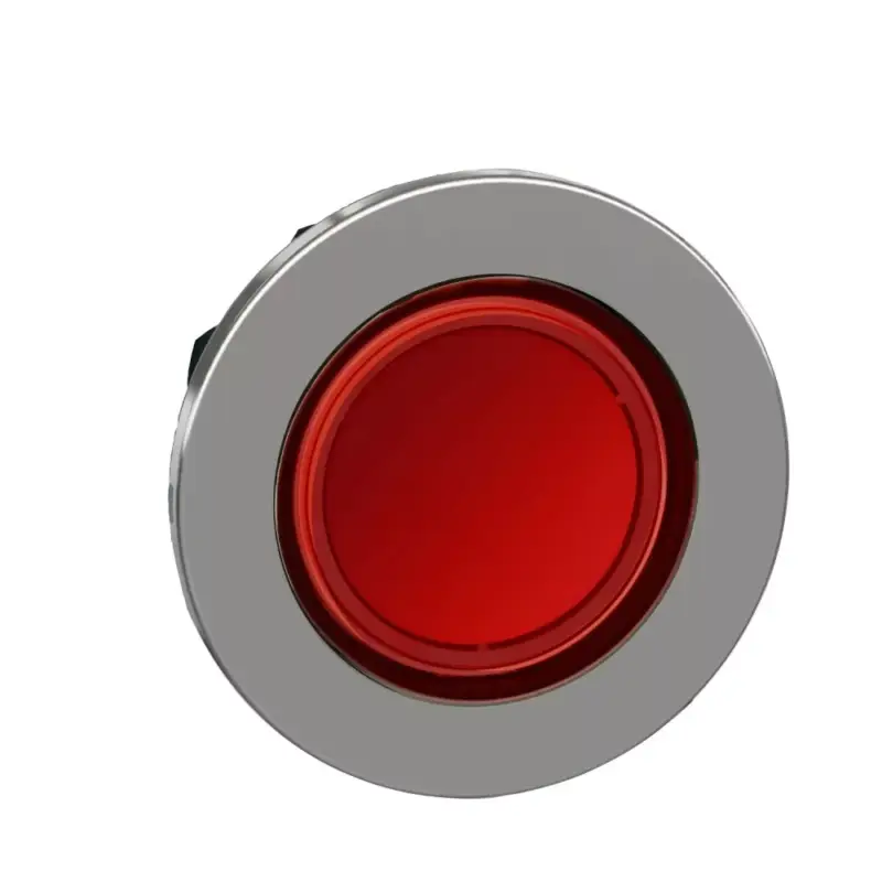 Schneider ZB4FV043 Harmony panelbe süllyesztett fém LED jelzőlámpa fej, Ø30, piros Olcsó