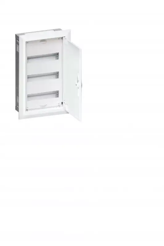 Hager Univers FWU31S Fém mezős elosztó 36 modul, 3 sor, 553x353x110mm, (fal kivágás 502x305x110mm) teli ajtóval, IP30, süllyesztett Rendeld meg most
