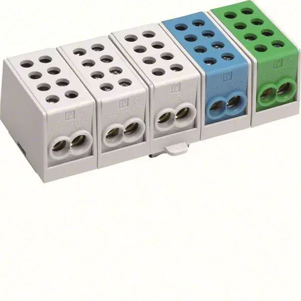 Vedd meg most Hager KH45A Fővezetéki leágazó kapocs, 5P, 2 leág/P, érintésvédett