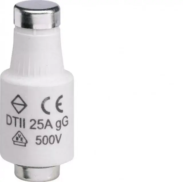 Hager LE2725 DII olvadóbiztosító betét, E27 500V gG 25A LOMHA betét DT II (DOL II) Azonnal elérhető