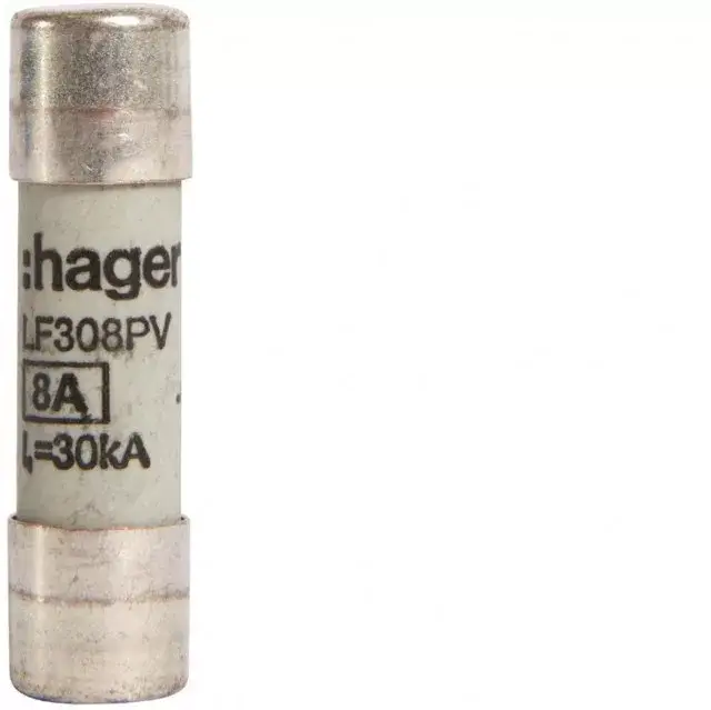Hager LF308PV PV szolár olvadóbetét, 10x38 mm, 1000 V DC, 8A Árengedmény