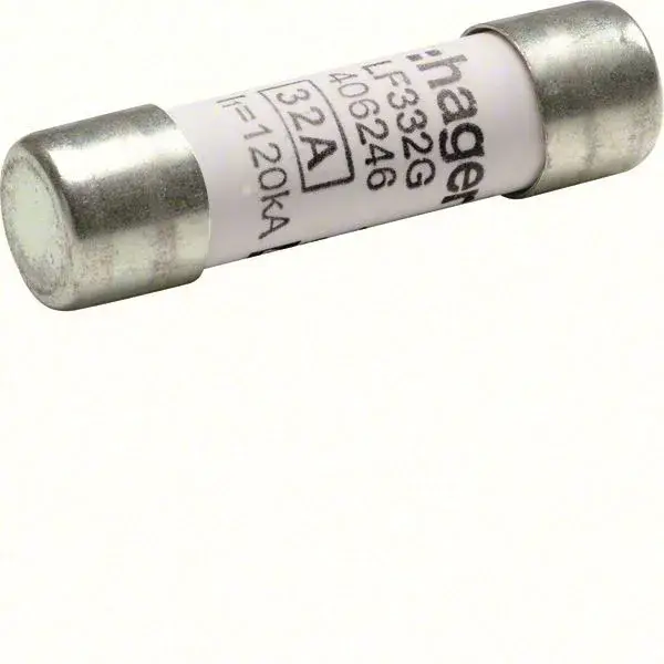 Biztonságos vásárlás Hager lf332g Hengeres olvadóbiztosítóbetét, 10x38 mm, gG, 32 A 400 V