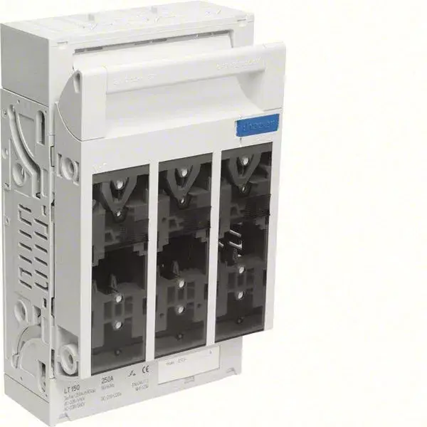 Hager LT150 Késes NH1 szakaszoló-kapcsoló, 3x250 A, szerelőlapos, M10 Biztonságos fizetés
