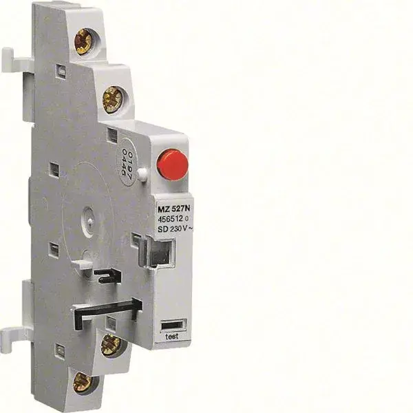 Végkiárusítás Hager MZ527N Jelzőérintkező motorvédő kapcsolóhoz, 2Z, 3,5A, 230V AC, 0,5M, zárlat és túlterhelés-jelzés