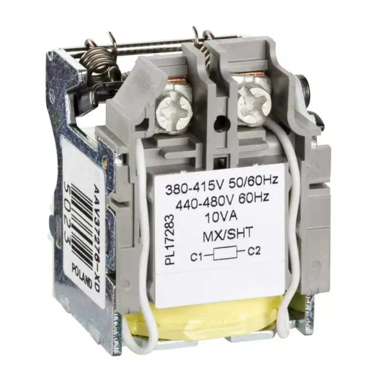Legjobb ár Schneider LV429388 MX 380–415 V 50/60 Hz 440–480 V 60 Hz munkaáramú kioldó NSX100–630