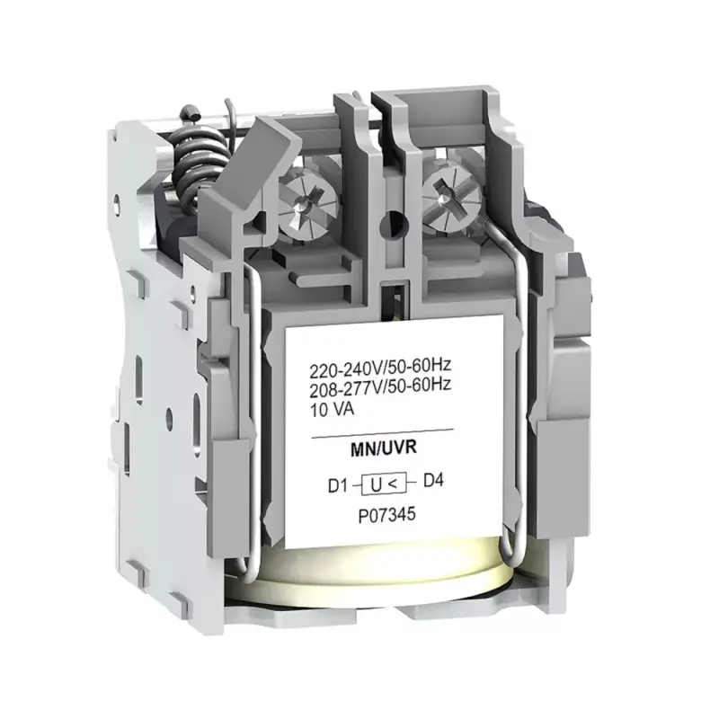 Árcsökkenés Schneider LV429407 MN 220–240 V 50/60 Hz 208–277 V 60 Hz nullfeszültség kioldó NSX100–630