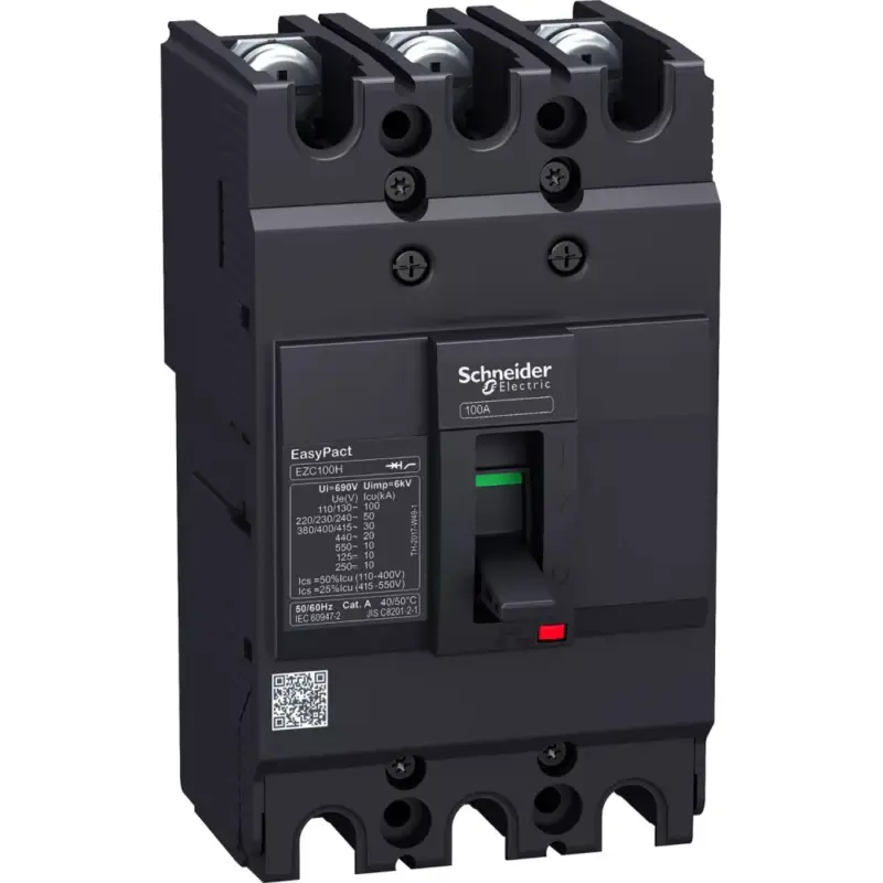 Ajánlat Schneider EZC100F3060 EasyPact EZC100F 3P 10kA/400V megszakító 60A