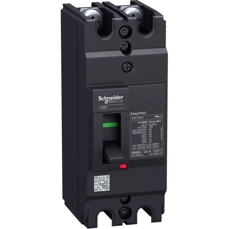 Akció Schneider EZC100H2020 EasyPact EZC100H 2P 30kA/400V megszakító 20A