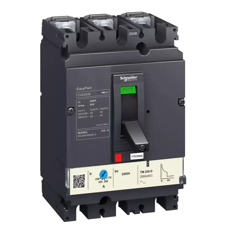 Különleges ajánlat Schneider LV510306 EasyPact CVS100B (25 kA) 3P3D TM80D