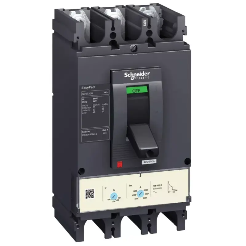 Akció Schneider LV540510 EasyPact CVS400N (50 kA)3P3D ETS 2.3 400