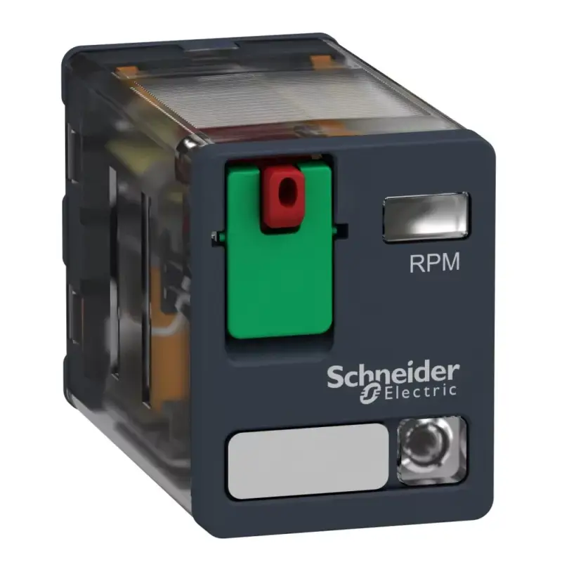 Akciós ár Schneider RPM22P7 Zelio RPM teljesítményrelé, 2CO, 15A, 230VAC, tesztgomb, LED