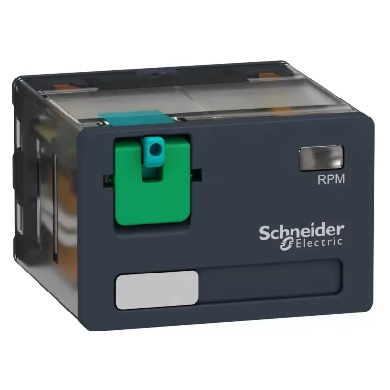 Schneider RPM41BD Zelio RPM teljesítményrelé, 4CO, 15A, 24VDC, tesztgomb Szezonális akció