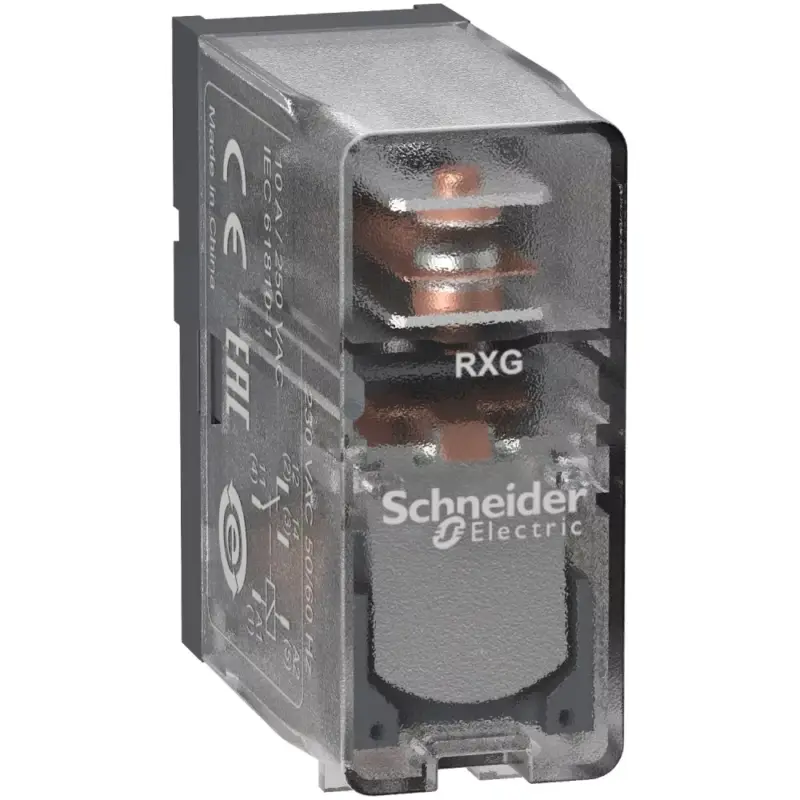 Alacsony ár Schneider RXG15P7 Zelio RXG Interfész relé, 1CO, 10A, 230VAC