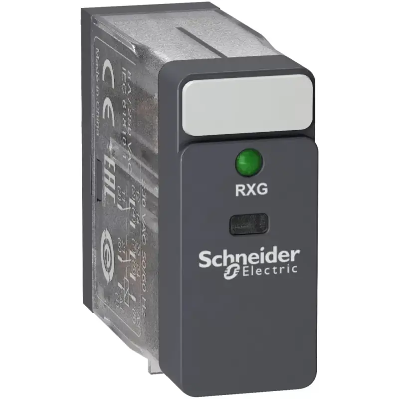 Korlátozott ajánlat Schneider RXG23P7 Zelio RXG Interfész relé, 2CO, 5A, 230VAC, LED