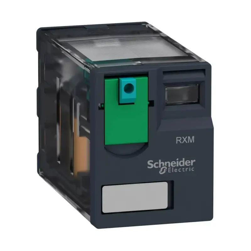 Outlet Schneider RXM2AB1FD Zelio RXM miniatűr relé, 2CO, 12A, 110VDC, tesztgomb