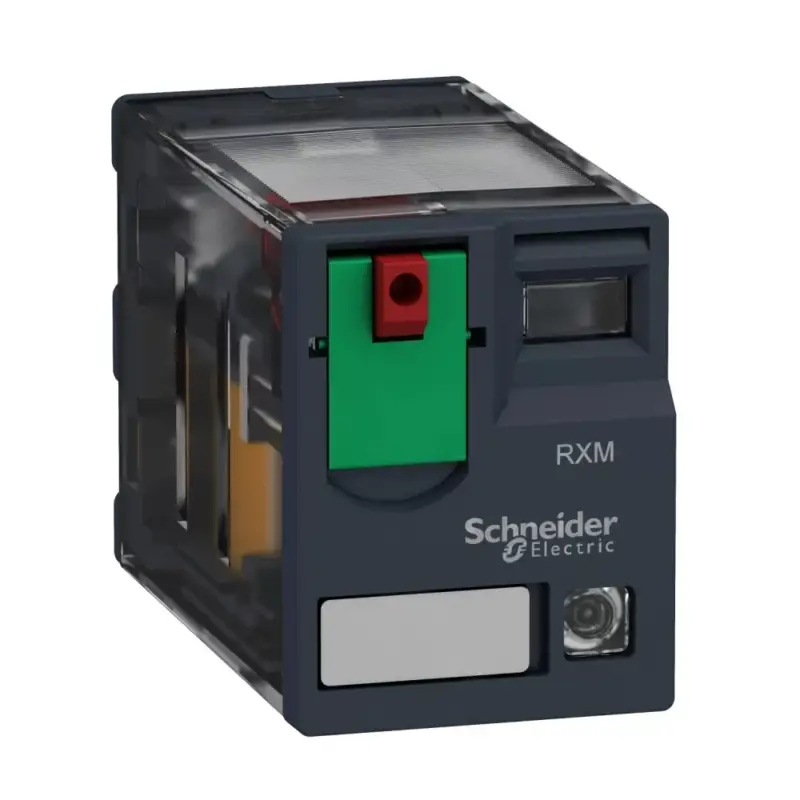 Ajánlat Schneider RXM3AB2F7 Zelio RXM miniatűr relé, 3CO, 10A, 120VAC, tesztgomb, LED