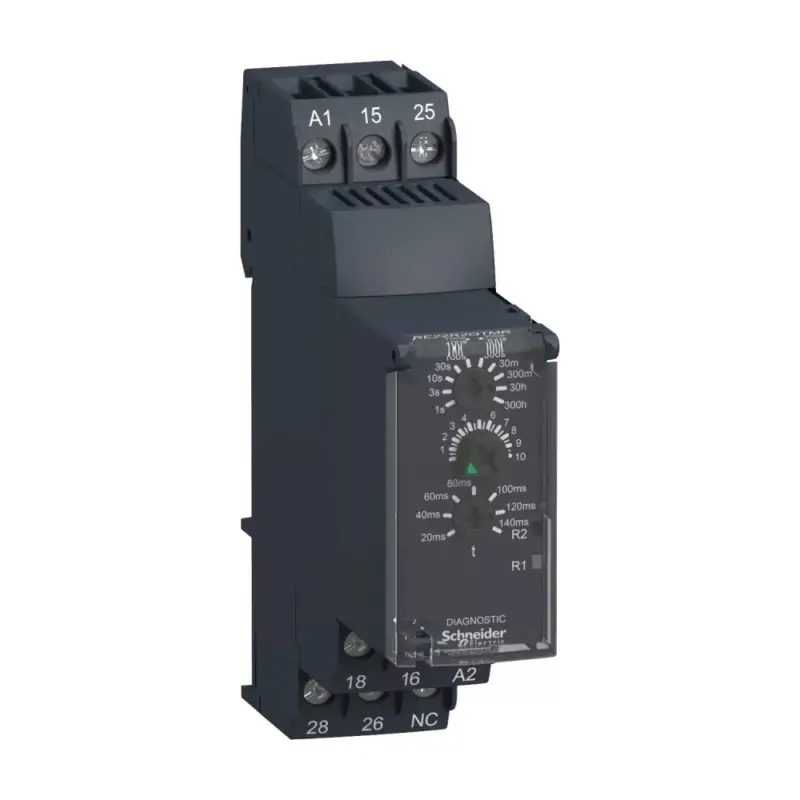 Schneider RE22R2QTMR Zelio Time csillag-delta indító időrelé, Qt, 2CO, 8A, 24-240VAC/DC Akció