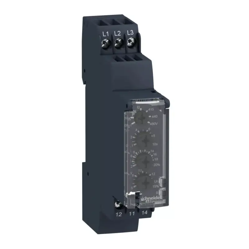 Schneider RM17UAS15 Zelio Control feszültségfigyelő relé, 1CO, 5A, 110…240VAC/DC Kiárusítás