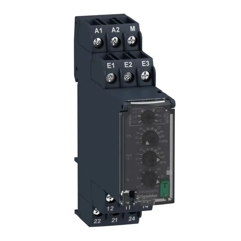 Schneider RM22JA31MR Zelio Control áramfigyelő relé, kikapcsolás késleltetővel, 2CO, 8A, 24…240VAC/DC, mérési tart.:4…1000mA Kihagyhatatlan ajánlat