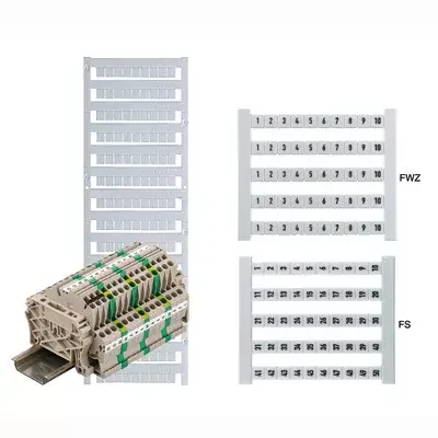 Legkelendőbb Weidmüller 0522761032 DEK 5 GW L Dekafix, Sorkapocs jelölő, 5 x 5 mm, Osztás, mm (P): 5.00 Weidmueller, Fehér