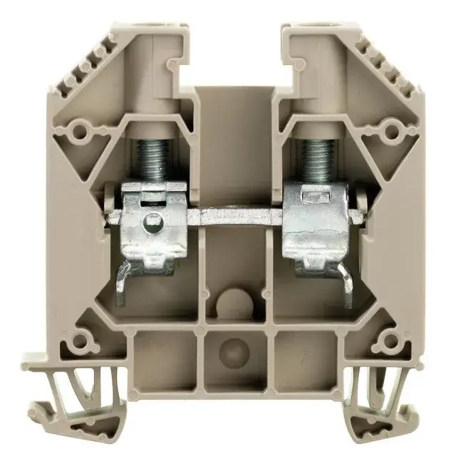 Weidmüller 1020400000 WDU 16 Átvezető sorkapocs, Csavaros csatlakozás, 16 mm2;, 1000V AC / 1000V DC, 76 A, Sötétbézs Szuper akció