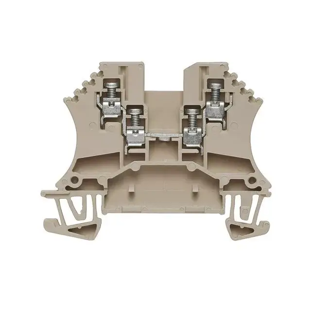 Weidmüller 1031400000 WDU 1.5/ZZ Átvezető sorkapocs, Csavaros csatlakozás, 1.5 mm2;, 800 V, 17.5 A, Sötétbézs Legnépszerűbb
