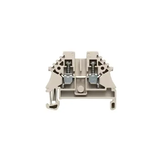 Weidmüller 1040800000 WDU 2.5N ZQV Átvezető sorkapocs, Csavaros csatlakozás, 2.5 mm2;, 500 V, 24 A, Sötétbézs Gyors kiszállítás