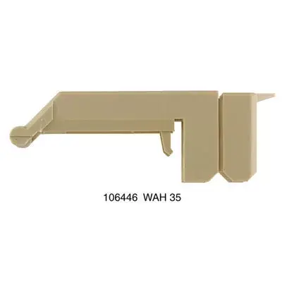 Weidmüller 1064460000 WAH 35 Takaró sapka Csavaros kapcsok, Fedél, Bézs, 26 mm Árcsökkenés