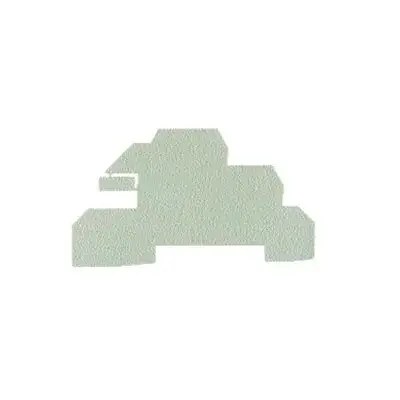 Weidmüller 1067700000 WAP WDL2.5/S Vég lap W-sorozat, Véglap Expressz kézbesítés
