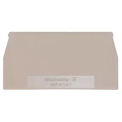 Expressz szállítás Weidmüller 1068300000 WAP WTL6/1 Vég lap W-sorozat, Véglap