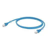 Weidmüller 1165900250 IE-C6FP8LB0250M40M40-B Patchkábel, RJ45 IP 20, RJ45 IP 20, Cat.6<sub>A</sub> / E osztály<sub>A</sub> (ISO/IEC 11801 2010), LSZH, 25 m Szezonális akció