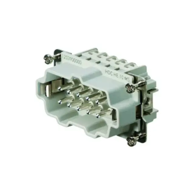 Weidmüller 1203900000 HDC HE 10 MS Nehézcsatlakozó betét papa HDC-betét, Dugó, 500 V, 16 A, Pólusszám: 10, Csavaros csatlakozás, Méret: 4 Expressz kézbesítés