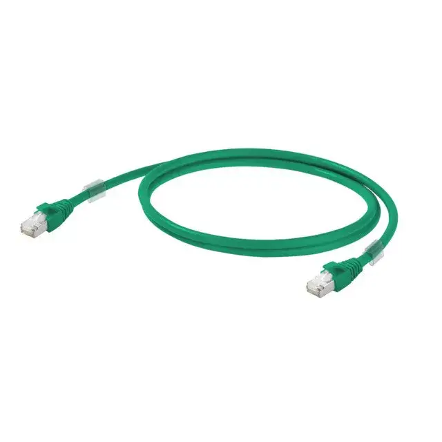 Weidmüller 1251590050 IE-C6FP8LG0050M40M40-G Patchkábel, RJ45 IP 20, RJ45 IP 20, Cat.6<sub>A</sub> / E osztály<sub>A</sub> (ISO/IEC 11801 2010), LSZH, 5 m Szezonális akció