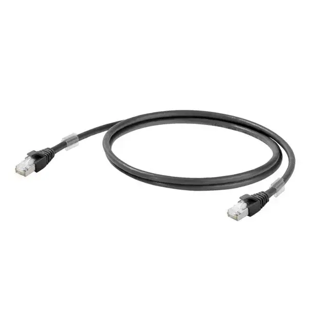 Akció Weidmüller 1251610050 IE-C6FP8LE0050M40M40-E Patchkábel, RJ45 IP 20, RJ45 IP 20, Cat.6<sub>A</sub> / E osztály<sub>A</sub> (ISO/IEC 11801 2010), LSZH, 5 m