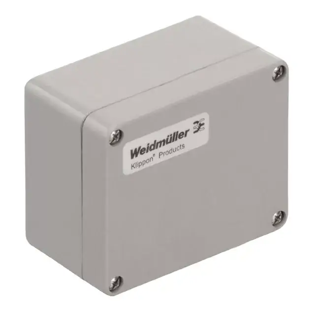 Weidmüller 1305820000 KLIPPON POK 081106 Klippon POK (polyester empty enclosure), Üres ház, Magasság: 75 mm, Szélesség: 110 mm, Mélység: 56 mm, Anyag: üvegszál erősítésű poliészter, kezeletlen, polírozott, Ezüstszürke Alacsony ár