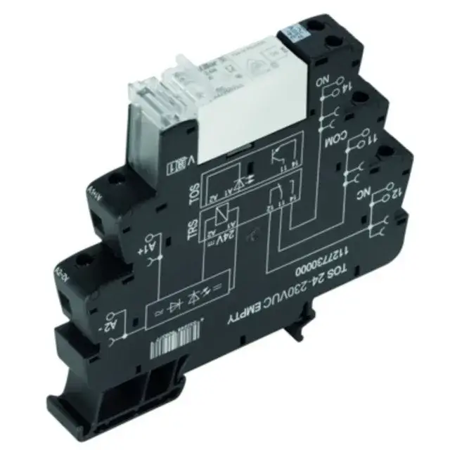 Weidmüller 1479770000 TRS 24-230VUC 1CO 16A TERMSERIES, Relék, Érintkezők száma: 1 Váltóérintkező AgNi, Névleges vezérlőfeszültség: 24…230 V UC ±10 %, Folytonos áram: 16 A, Csavaros csatlakozás Olcsó